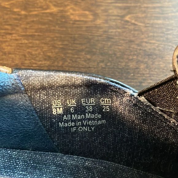 DR SCHOLLS IF ONLY SLIP ON WEDGE SNEAKER Black and White Size 8 - Picture 7 of 7